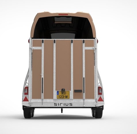 Sirius S77 Aluminium 2 Paards Paardentrailer