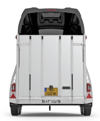 Sirius S77 Aluminium met Polyester front