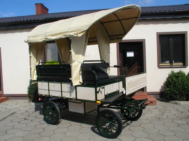 Huifwagen tandemas 40a