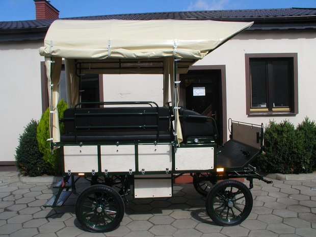 Huifwagen tandemas 40a