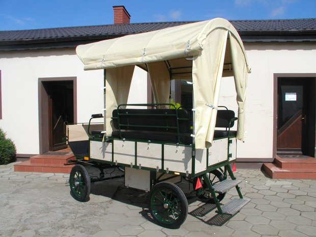 Huifwagen tandemas 40a