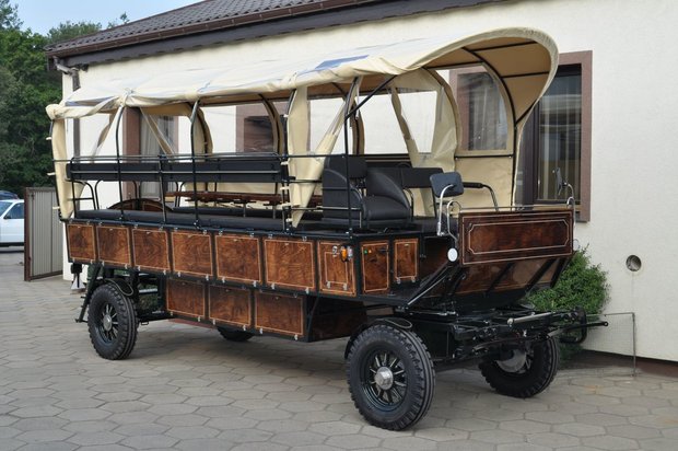 Huifwagen tandemas 40b