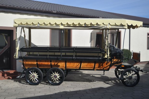 Huifwagen tandemas 40