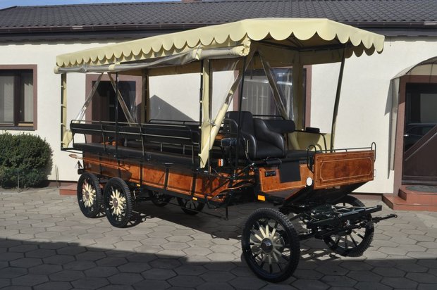 Huifwagen tandemas 40