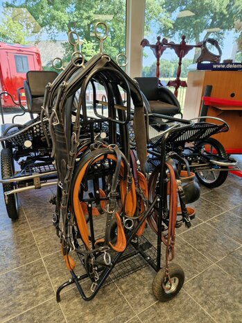 Tweespan van der Wiel Tuig Full Zwart / London