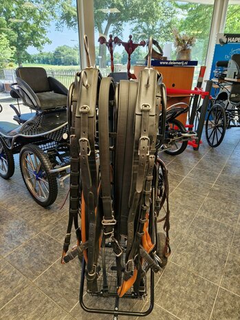 Tweespan van der Wiel Tuig Full Zwart / London