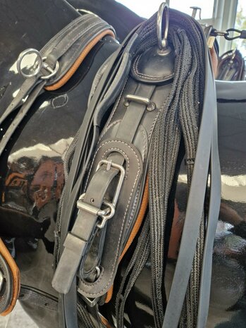 Arden Enkelspan Biothane Lux Tuig Full Zwart/London