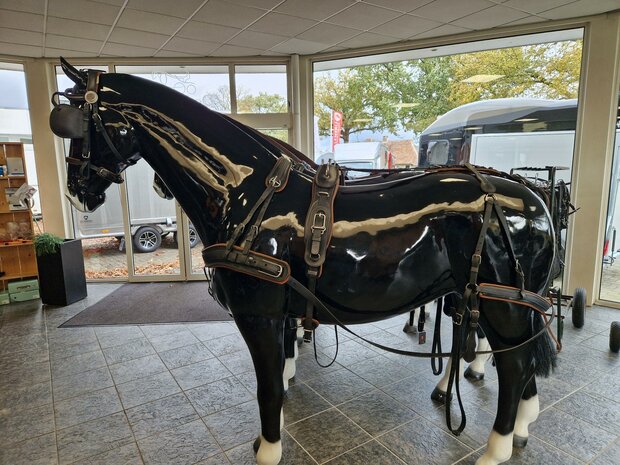 Arden Enkelspan Biothane Lux Tuig Full Zwart/London