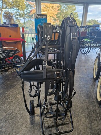 Arden Enkelspan Biothane Combi Tuig Full Zwart